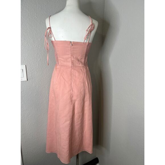 Amanda Uprichard X REVOLVE Cava Midi Dress in Blush S - Picture 6 of 11